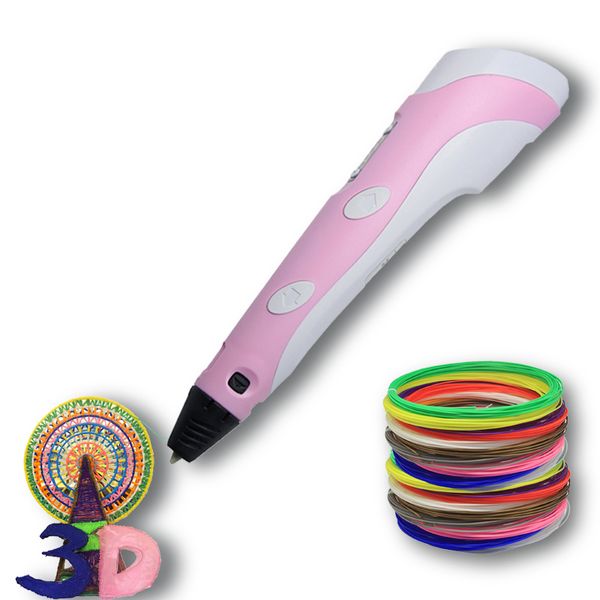 

printing 3d pen pencil canetas criativa lapiz 3d pen printing birthday gift pla filament for kids drawing with, Black;red