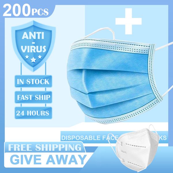 

хорошее качество dhl маска для лица профессия 3 слоя одноразовые защитные маски для лица рот анти-пыль безопасный дышащий рот маска 50 шт./у