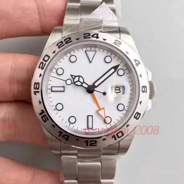 

Роскошные Вращающийся ободок Мужские наручные часы Explorer II Механические Автомати