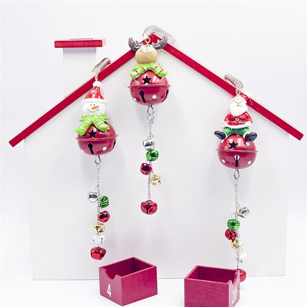 

christmas bell hanging ornament iron jingle bell pendant christmas tree decoration diy xmas tree decoracion for home