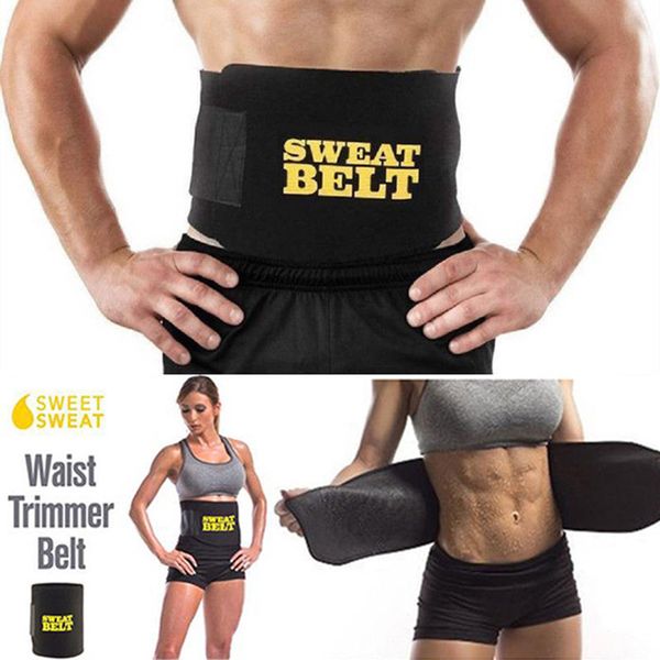 

waist trimmer sweat belt control figure body shaper sport sweat body suit walking jogging for man women keep fit, Black;brown