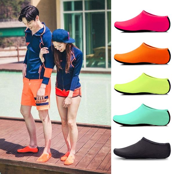

2020 beach water sports scuba diving socks 5 colors swimming snorkeling non-slip seaside beach shoes breathable surfing socks sand play