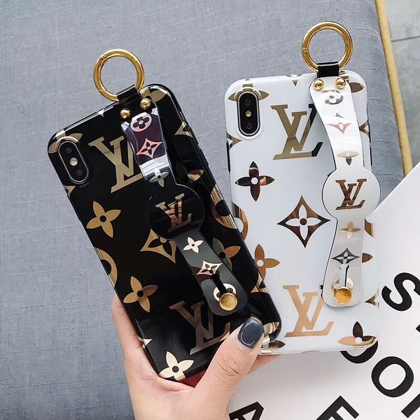 

Для iPhone X Xr Xs Max Top Роскошный Дизайнер Классический Цветочный Чехол для Телефона дл