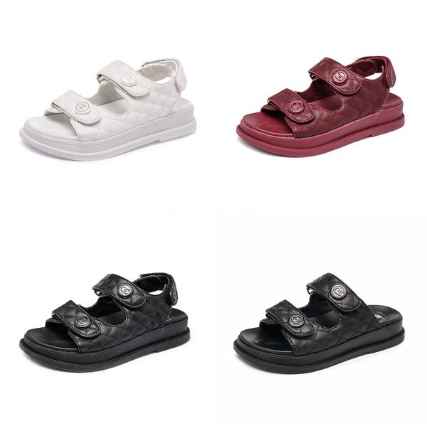 

women flat sandals genuine cow suede summer new ladies new flat sandal casual woman apricot pink black comfortable shoes a165 cj191226#931