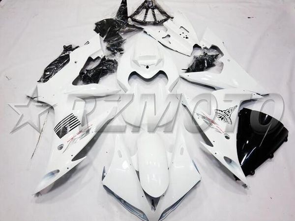 

new style abs injection mold motorcycle plastic fairings kits fit for yamaha yzf-r1-1000 2004-2006 04 05 06 bodywork set custom white black