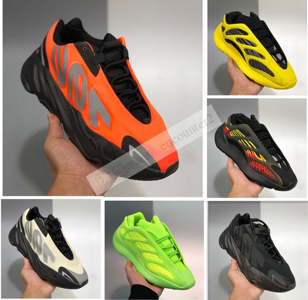 

new 700v2 orange black womens mens running shoes 700v3 hospital carbon blue vanta magnet mens trainers sports sneakers 36-45