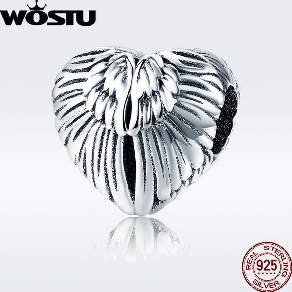 

2019 лето 925 стерлингового серебра ангельские перья charm fit оригинальные wst бусы ожерелье браслет аутентичные ювелирные изделия, Blue;slivery