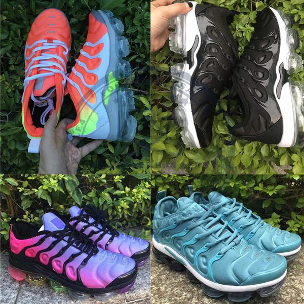 

2019 Cool Tn Running Shoes Violet Grape Watermelon Red Triple Black Bee Yellow Mens Air Trainers Women Designer Sport Jogging Walking Shoes