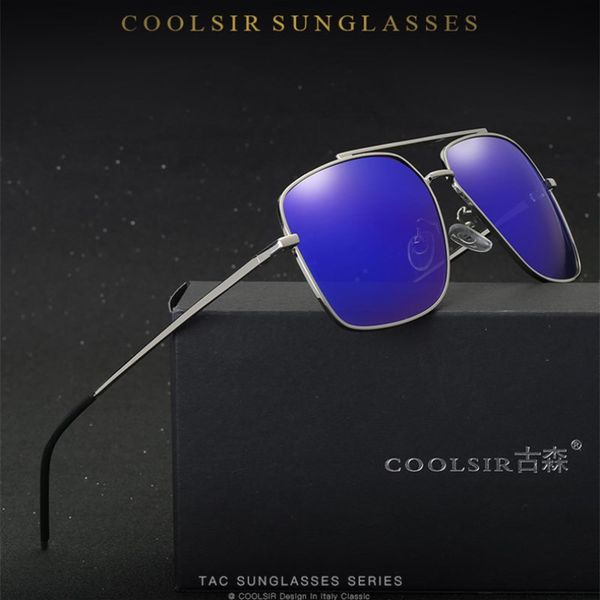 

outdoor polarized sunglasses men's new polarized sunglasses classic simple square driving glasses, White;black