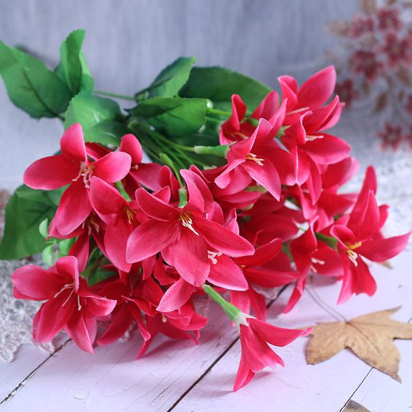 

plastic outdoor artificial flowers fake false plants grass garden lily tulip new
