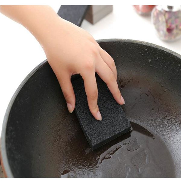 

1pcs black high density nano emery magic sponge removing rust rub cleaner magic eraser cleaning sponge kitchen accessories tools