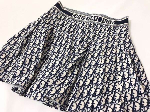 

Women 039 ummer de igner dre e 2019 new brand ca ual pleated kirt fa hion letter pattern print luxury kirt ize l