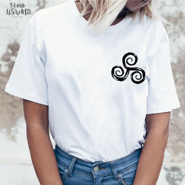 

teen wolf harajuku t shirt women ullzang aesthetic 90s t shirt vintage graphic funny cartoon print tshirt floral fashion tee female, White