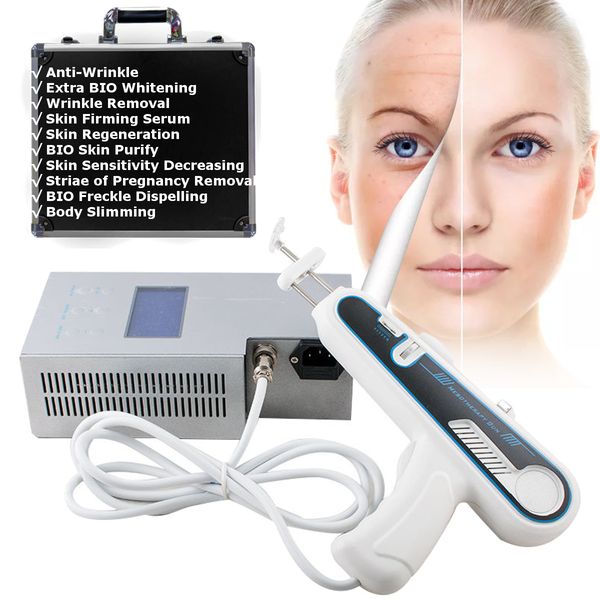 

mesotherapy gun for anti-wrinkle skin whitening skin rejuvenation machine water injection meso gun spa salon use beauty equipment, Black;white