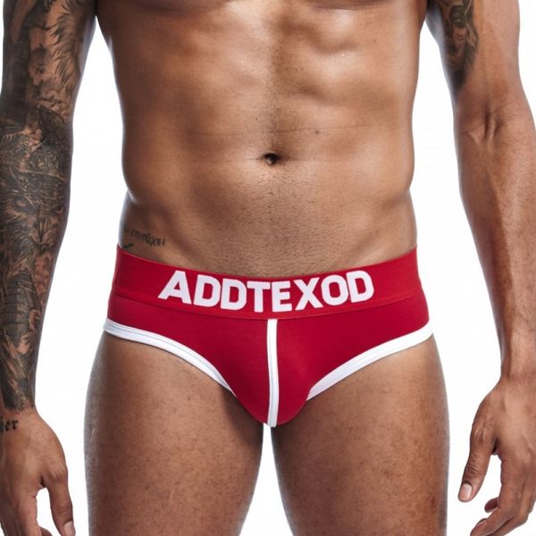 

men's underwear patchwork cotton breathable buttock lifting body shaping u-type bag push up briefs, Black;white
