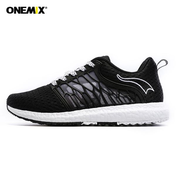 

onemix running shoes men breathable gauze mesh shoes light cool sneakers for outdoor lace-up walking jogging sneaker women