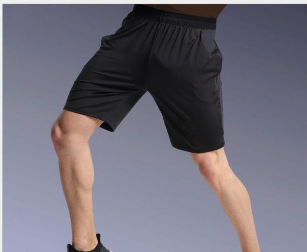 

men's running five-minute pants summer quick-drying loose reflective basketball shorts, White;black