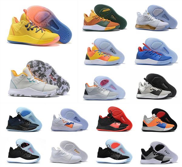 

2020 pg 3 black mamba mentality shoes 3s nasa shipping pg3 basketball shoes sports sneakers