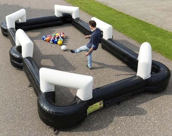

inflatable snooker football table field for sale (including snooker balls)