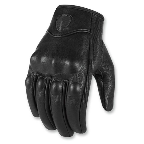 

pursuit stealth gloves motocross atv bike riding motorcycle leather gloves, Black