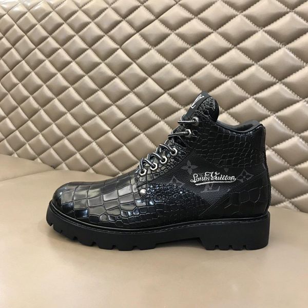 

menss high-pointed leather shoes menss korean version of the trend of wild menss shoes hairdresser tide shoes british leather boots 111, Black