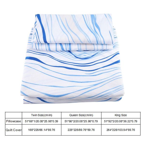 

3 pcs soft healthy and comfortable microfiber duvet cover set polyester bedding set