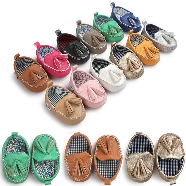 

2018 new design fringe toddler baby spring/autumn shoes baby warm shoes soft sole first walkers