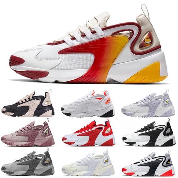 

fashion zoom 2k tekno men running shoes women light cream triple black white mens trainers outdoors sports sneakers 36-45
