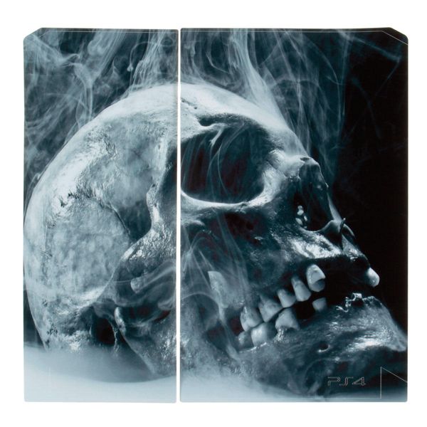 

skull skin style sticker for ps4 play station 4 console 2 controllers vinyl decal