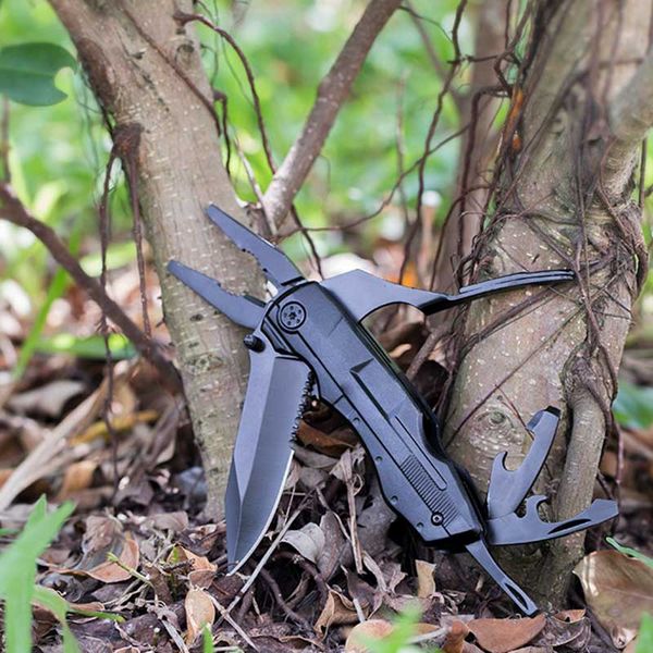 

new 2019 multitools folding plier stainless f87a-5h multi tools plier household screwdriver saw outdoor camping survival tools