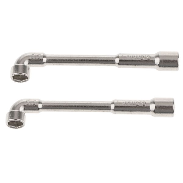 

2pcs 5.5mm l type pipe elbow wrench double head outer hexagon sleeves wrench