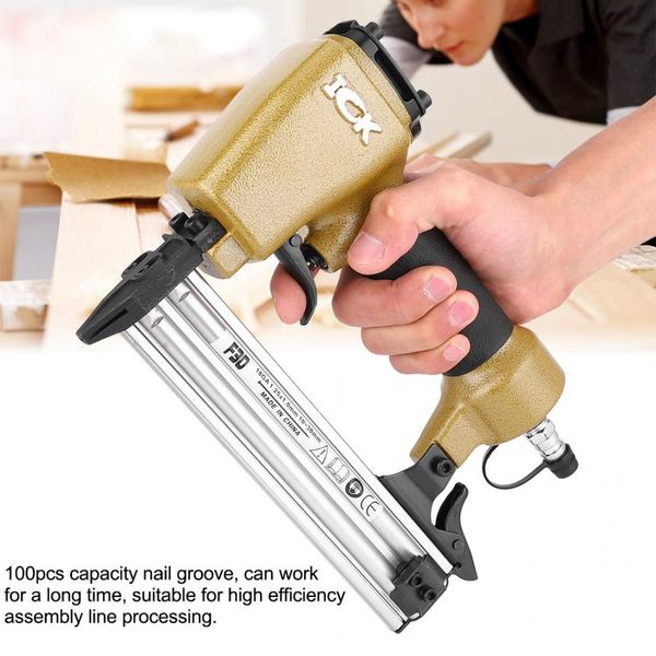 

f30 f30-d pneumatic air stapler nailer furniture 100pcs straight nail capacity tool 10-13mm woodworking pneumatic air power