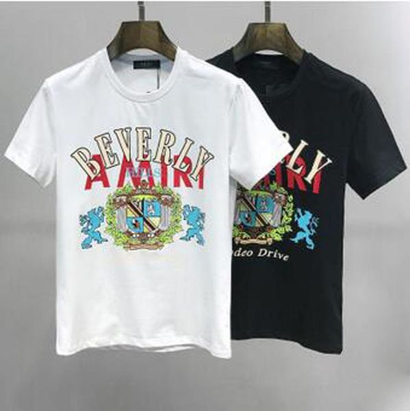 

2020 новое прибытие 100% хлопок марка t-shirt мужчины женщины дизайнерская lions печатные футболки summer casual улица с коротким рукавом кр, White;black