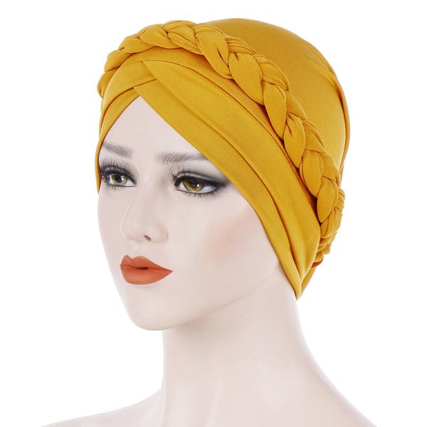 

2019 new hat brand women india hat muslim solid one tail chemo beanie scarf turban warm wrap cap 4.10, Blue;gray