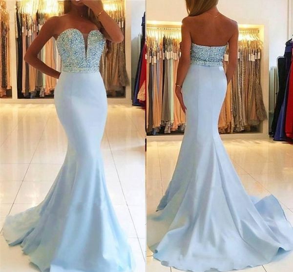 

plus size mermaid backless evening dress sweetheart beaded pageant formal holiday wear prom party gown custom made, Black;red