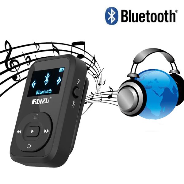 

lcd sport audio mini bluetooth mp3 player hi-fi music audio mp 3 mp-3 with radio digital screen fm flac usb 8gb clip for phones