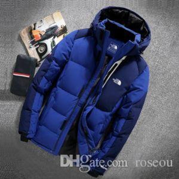 

2019 men winter jackets north man woman windroof coats warm down face jacket outdoor hooded mens parkas plus size s-3xl, Black