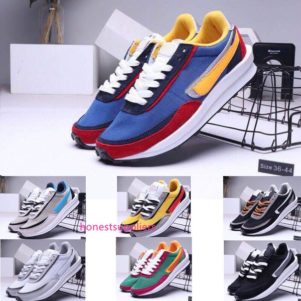 

2019 fashion sacais x lvds waffle daybreak trainer designer mens running shoes brand breathe run sport sneaker