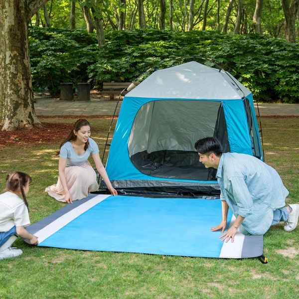 

2.1*2m portable picnic mat waterproof beach mat pocket blanket camping tent ground mattress outdoor camping sleeping