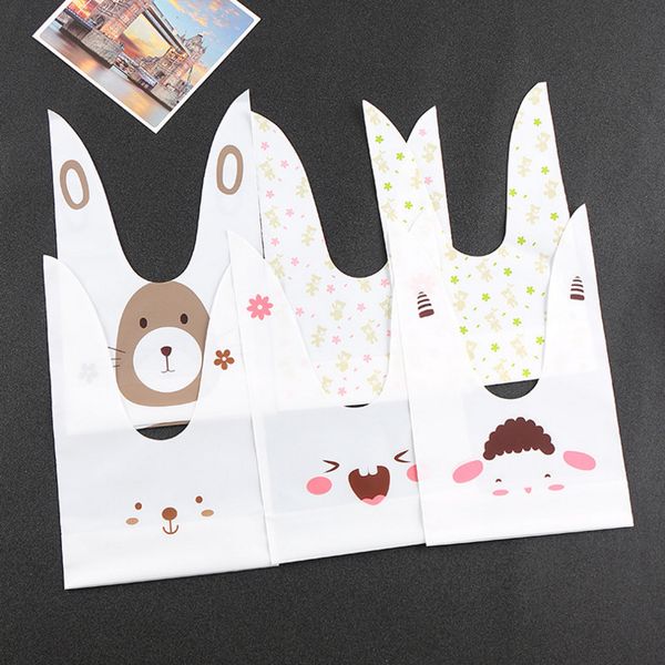 

50 шт. / лот ушные мешки для пластиковых и подарочных закусок пакет bagscandy печенье партия сумки поставки событие печенье выпечки