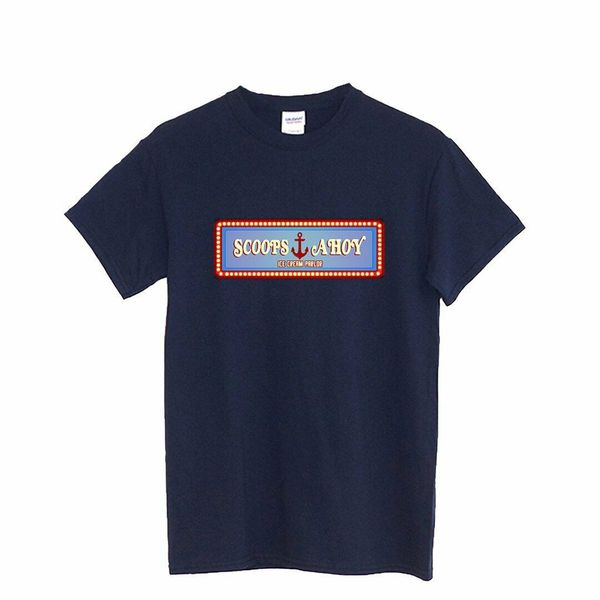 

scoops ahoy | t-shirt stranger sci-fi horror thriller clothing gift things, White;black