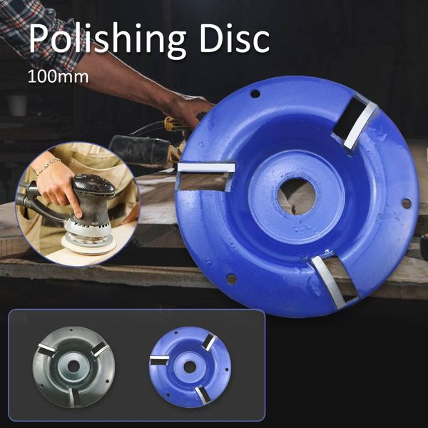 

tridentate arc polishing disc wooden tray blade wood carving disc tool angle grinder milling cutter tungsten steel blade16mm