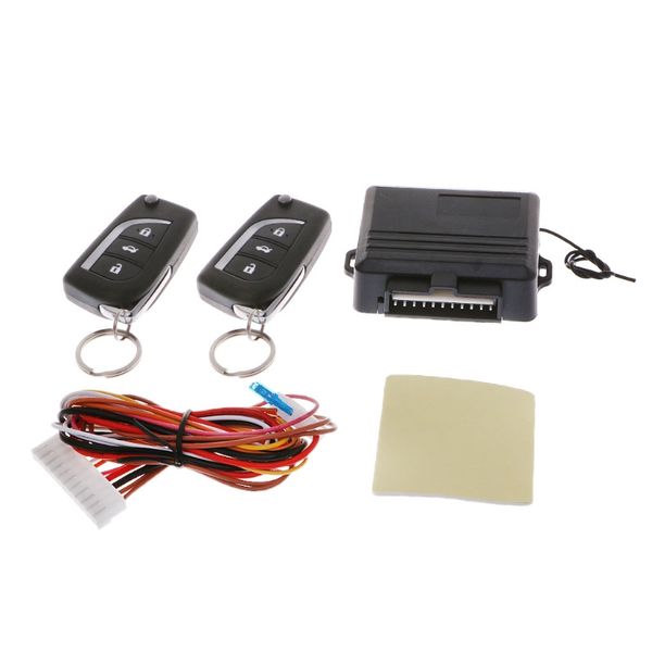 

new 1 set universal auto car central door lock keyless entry system remote central locking kits alarm warning system