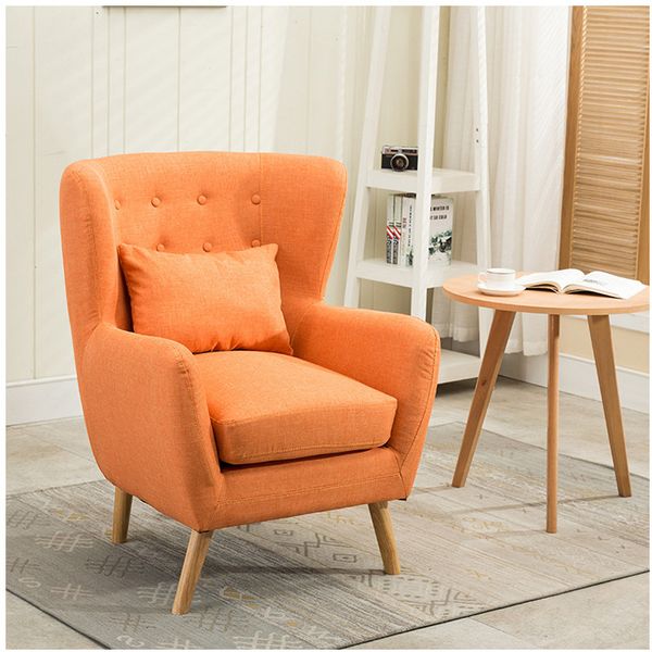 2019 Furniture American Type Sofa Bedroom Sofa Contracted And Contemporary Single Person Balcony Sitting Room Study Cloth Art Small Sofa From Cfyxgs