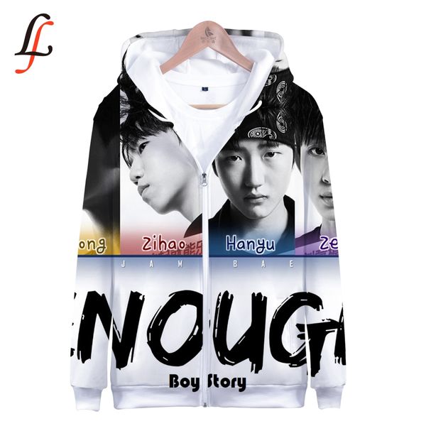 

fashion kpop zipper hoodies sweatshirt boystory 3d women men streetwear oversize outwear hip-hop bangtan boys jimin clothes, Black