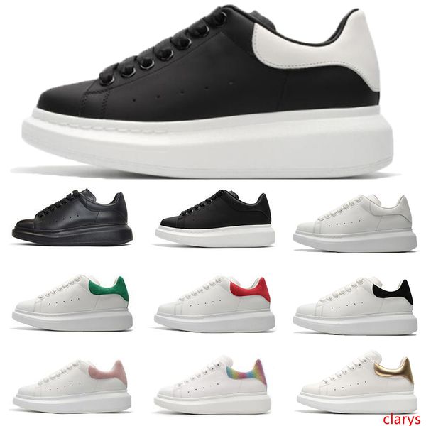 

designer men women casual shoes fashion smart platform trainers flats thick sole velvet leather walking platform luxury dress party sneakers