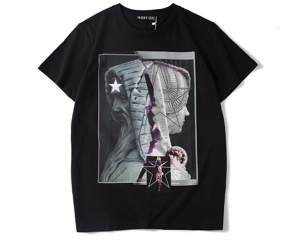 

2020 новый популярный логотип мужчину и женщины значка прямой печати 3d оптовый с короткими рукавами футболки большого размером s ~ 2xl, White;black