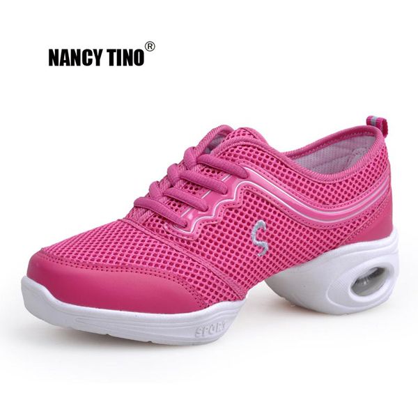 

nancy tino professinal dance shoes for girls sports soft outsole breath women practice shoes modern jazz dance sneakers