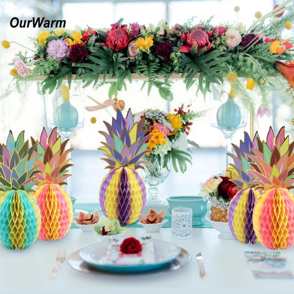 Mobel Wohnen Party Eventdekoration 6 X Hawaiian Honeycomb