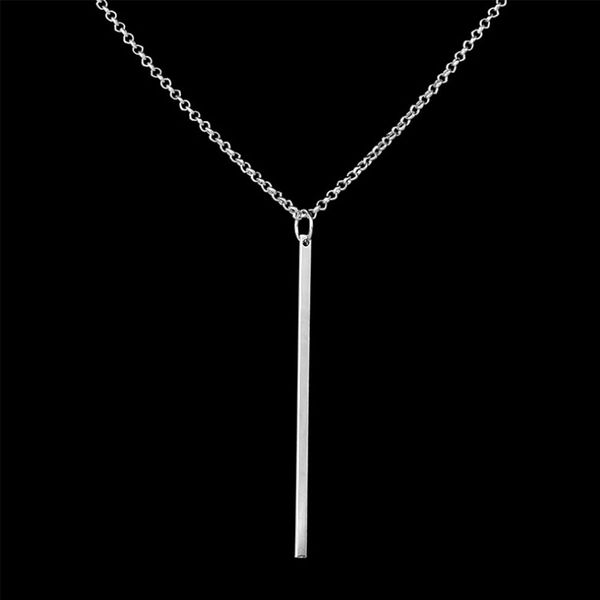 

подарок любовника fabala сплава полоски длинная цепочка простой прекрасный придерживайтесь кулон очаровательный классический изысканный женщ, Silver